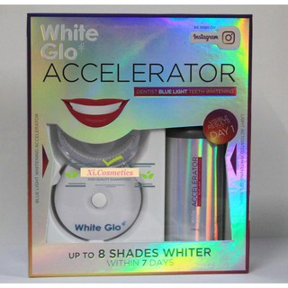 Bộ kích trắng răng bằng ánh sáng xanh White Glo White Accelerator Blue Light Teeth Whitening System - Ngọc Lan