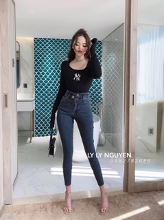 ÁO THUN GÂN THÊU TAY DÀI
