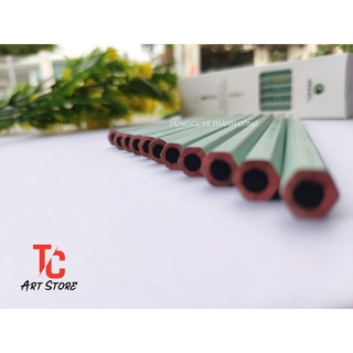 BÚT CHÌ THAN MARIE'S C7360 ( Thân Gỗ Cứng, Lõi Than Nén)