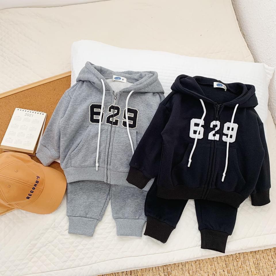 Bộ nỉ lông cho bé từ 8-20kg