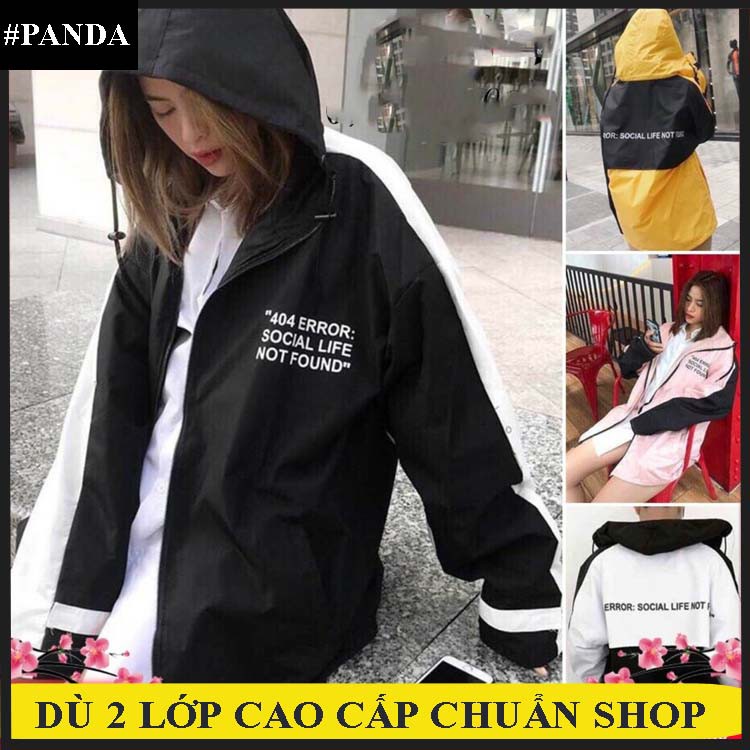 ÁO KHOÁC DÙ 404 Error [Có XL Form Rộng - Kèm Ảnh Thật] CAO CẤP - TP012C - MUA NGAY