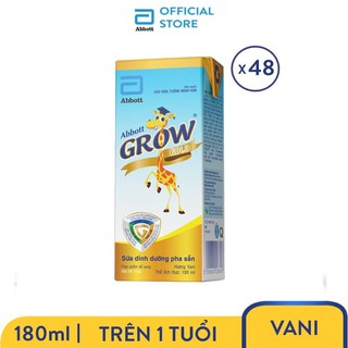 Thùng 48 hộp Sữa Abbott Grow Gold hương Vani 180ML
