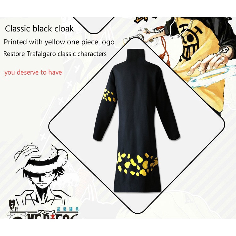 One Piece cos 2 năm sau Trafalgar cos quần áo Luo jacket cloak cosplay trang phục anime