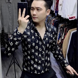 Sơ mi lụa vân chìm không nhăn không phai không xù