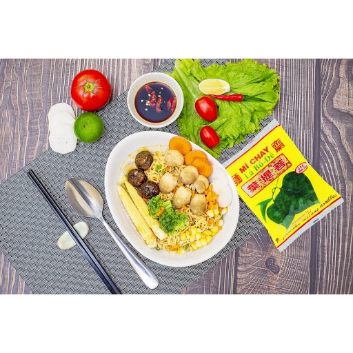 COMBO 10 Gói MÌ CHAY LÁ BỒ ĐỀ BÌNH TÂY GÓI 70G