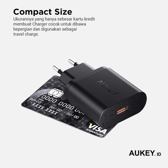 Củ Sạc Nhanh Aukey 1 Cổng 3.0 - Pa-t9