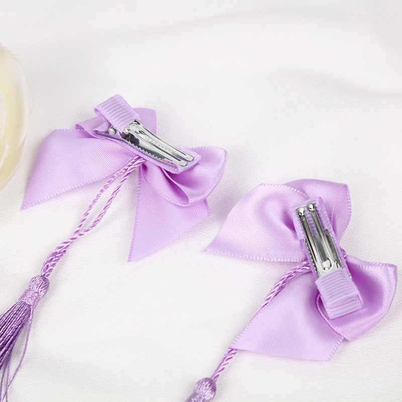 Set 2 Kẹp Tóc Nơ Trung Hoa Dễ Thương Cho Bé Gái