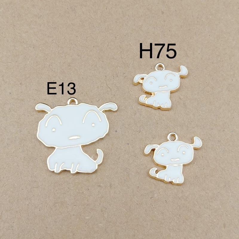 Charm kim loại hình cún các loại
