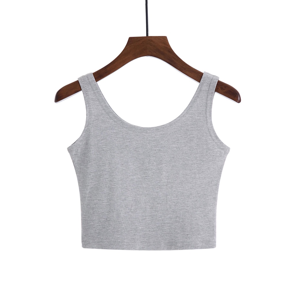 Áo ba lỗ croptop nhiều màu nữ Lamo store dáng áo 3 lỗ ôm chất liệu thun cotton | BigBuy360 - bigbuy360.vn