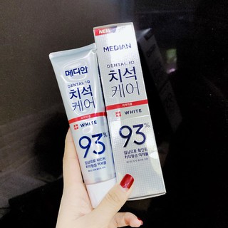 Kem đánh răng, siêu trắng Median 93% bạc