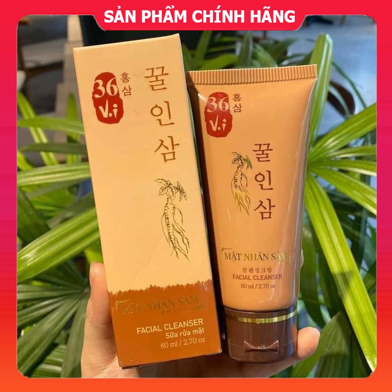 Sữa Rửa Mặt 36 Vị Mật Nhân Sâm - Sữa Rửa Mặt Cao Mụn Sâm Đỏ 36 Vị MeeA Origin Chính Hãng