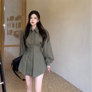 Đầm sơ mi nữ cá tính