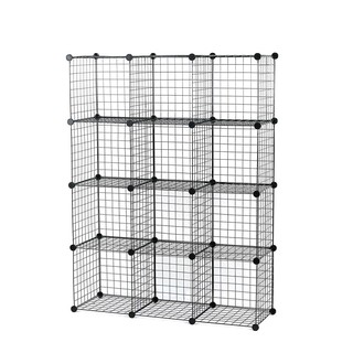 Kệ lưới sắt lắp ghép 12 ô