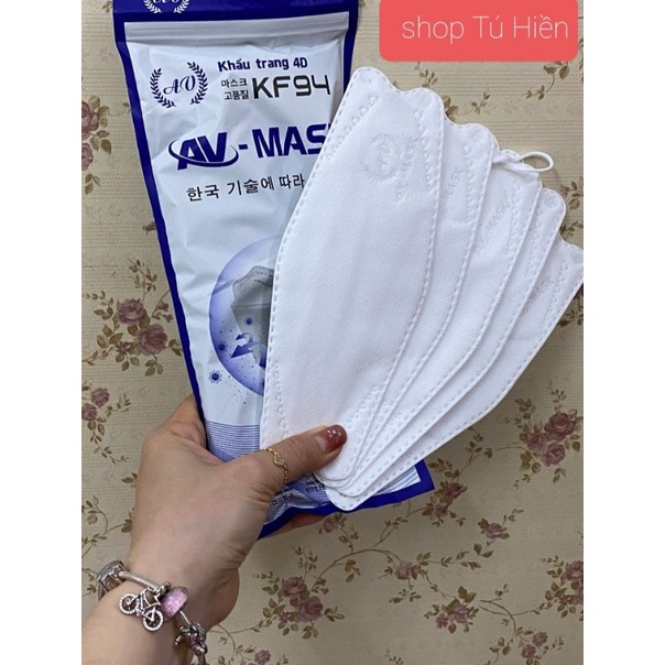 Set 10 Chiếc Khẩu Trang KF94 Hàn Quốc Chính Hãng 100%