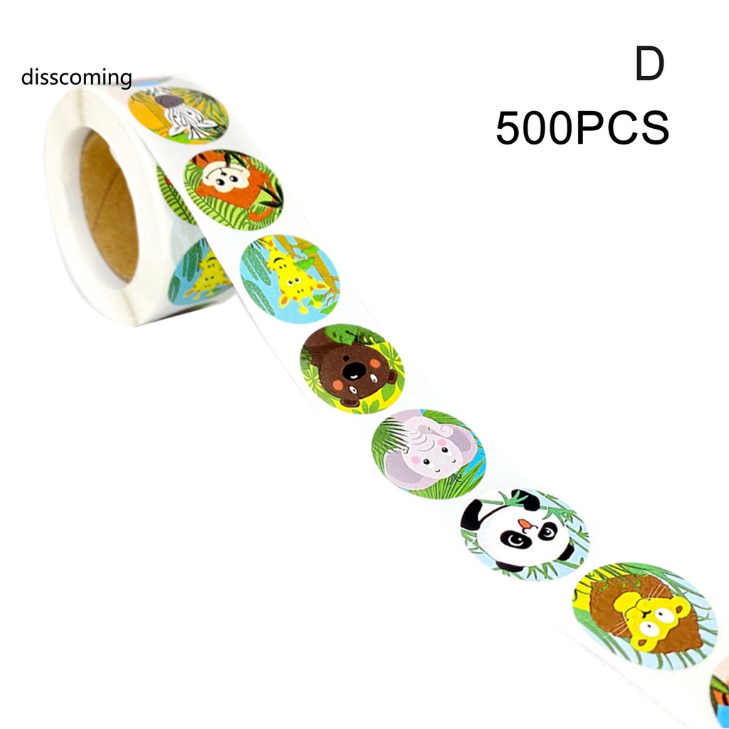 Bộ 500 miếng dán trang trí hình động vật dễ thương chống thấm nước