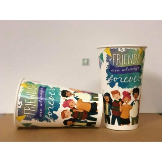 Ly giấy 1000ml - 32oz in sẵn, set 100 cái kèm nắp