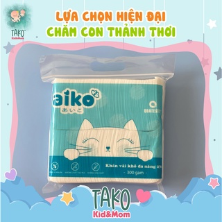 Khăn Vải Khô Đa Năng Aiko 270 tờ/túi