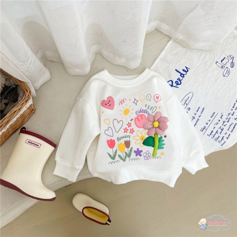 Áo KhoáC Cotton DàI Tay, In HọA TiếT HoạT HìNh Cho Bé GáI