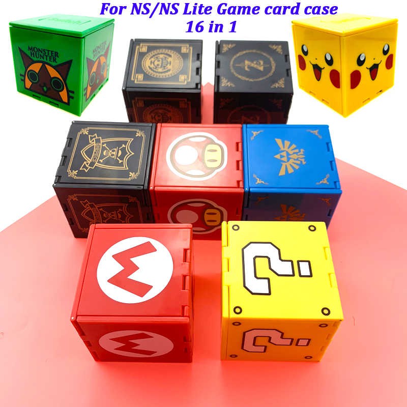 Hộp đựng game Nintendo Switch - Question Block có thể chứa được 16 băng game Switch hộp đựng băng game nintendo