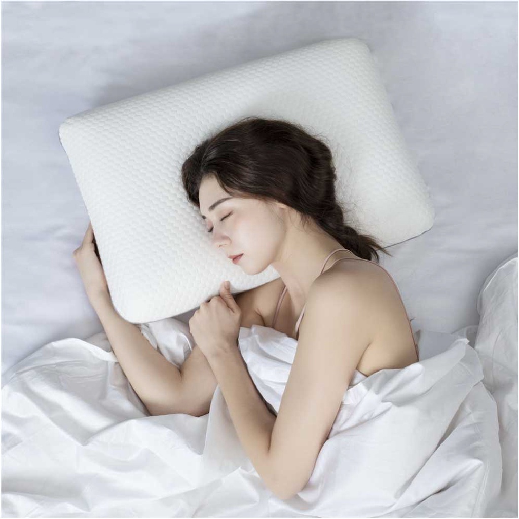 Gối cao su non NOOZ giúp ngủ sâu chống đau vai gáy cho người lớn