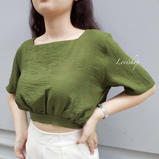 Her croptop cột nơ sau Lovi