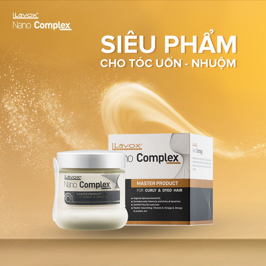 Siêu Phẩm Giữ Nếp Tóc Lavox Nano Complex Master Product Dành Cho Tóc Uốn Nhuộm 180ml