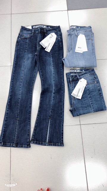 Quần loe xẻ lai 9 tấc