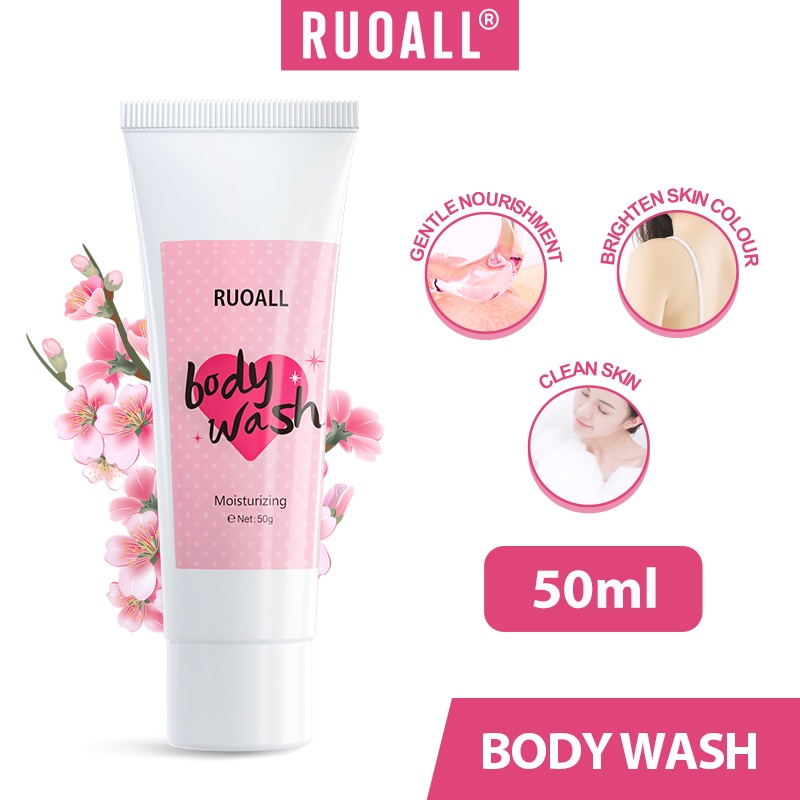 Sữa tắm Ruoall dưỡng ẩm da làm sáng dịu nhẹ 50ml