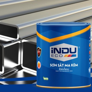 Sơn sắt mạ kẽm Indu hộp 750Ml dùng để sơn trên kẽm, inox