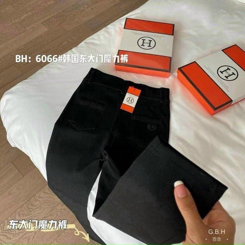 QUẦN JEANS cạp cao 2 khuy khoá đồng | BigBuy360 - bigbuy360.vn