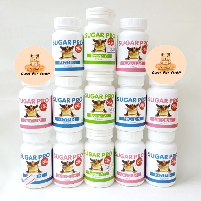 Vitamin Sugar Pro bổ sung dinh dưỡng tăng sức đề kháng cho Sóc Bay Úc