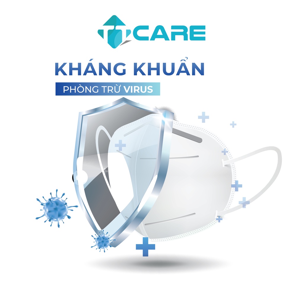 Khẩu Trang Y tế 5 Lớp TTCare VN95 Pro (10 cái)