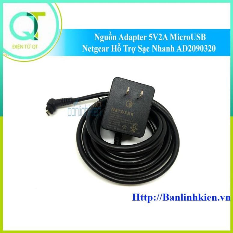 Nguồn Adapter 5V2A MicroUSB Netgear Hỗ Trợ Sạc Nhanh
