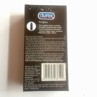 Bao cao su Durex Kingtex