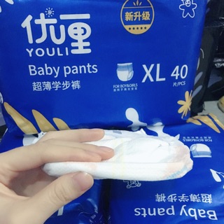 Bỉm dán/quần YOULI BABY  size S56/M48-44/L42/XL40/XXL36