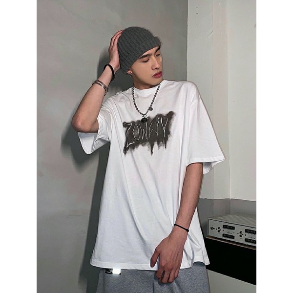 Áo thun tay lỡ nam nữ, áo phông unisex form rộng chất cotton mát mịn thấm hút mồ hôi in hình trái đất lỡ | BigBuy360 - bigbuy360.vn