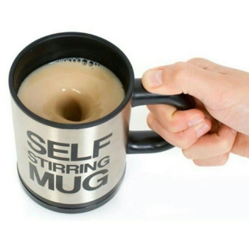 Cốc tự khuấy thông minh, cốc tự pha cafe self stirring mug