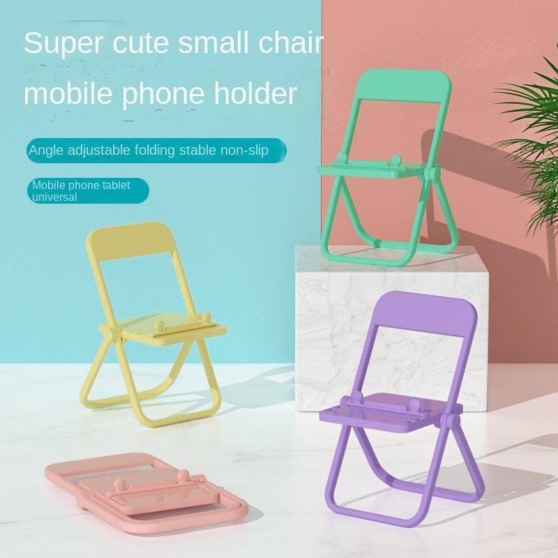Giá đỡ điện thoại để bàn mini màu kẹo thích hợp cho IPhone Xiaomi Huawei