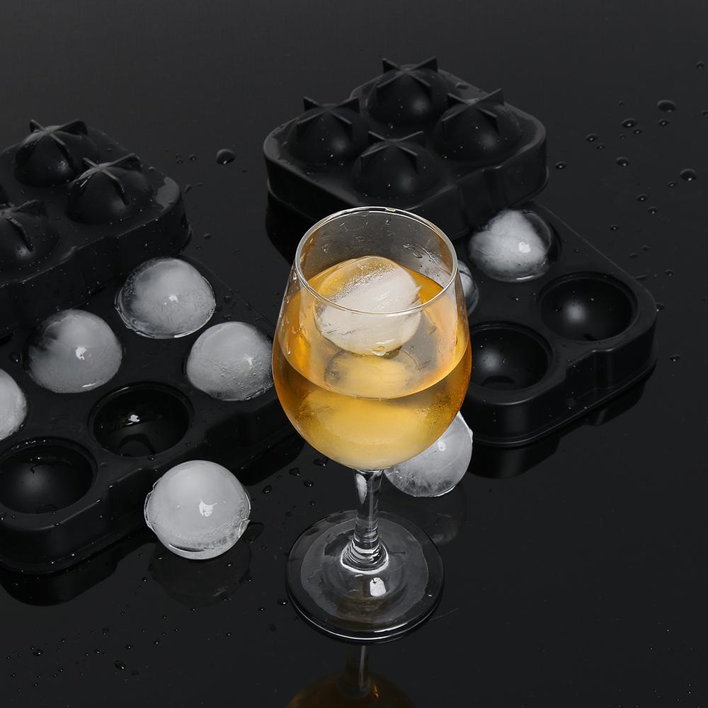 Khuôn Silicone Làm Đá Viên 4 / 6 Ngăn Tiện Dụng