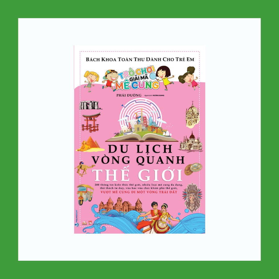Sách - Trò Chơi Giải Mã Mê Cung Du Lịch Vòng Quanh Thế Giới