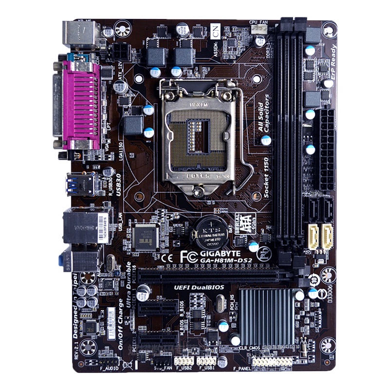 Mainboard Gigabyte H81M - DS2 hàng thanh lý nét nguyên zin BH 1 tháng