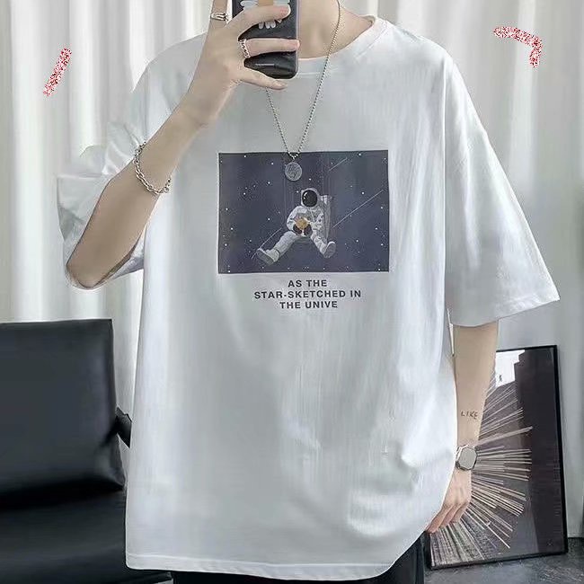 Áo Thun Tay Lỡ J46 Unisex Ngắn Cổ Tròn In Hình Cá Tính Thời Trang Cho Nam JPA | BigBuy360 - bigbuy360.vn