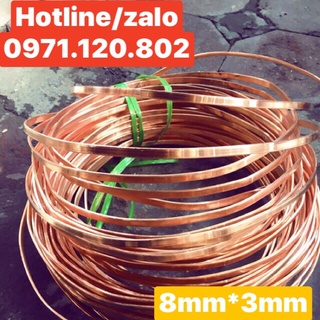 3m đồng đỏ bản 8mm*3mm (8x3)
