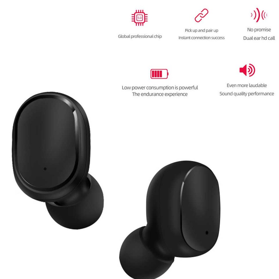 Tai Nghe Bluetooth MiPods A6S  Nghe Cực Chất - Bảo Hành 12 Tháng
