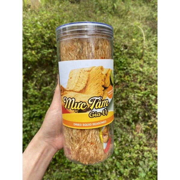 Hủ 250G Mực cán tẩm vị nắp vặn tiện lợi