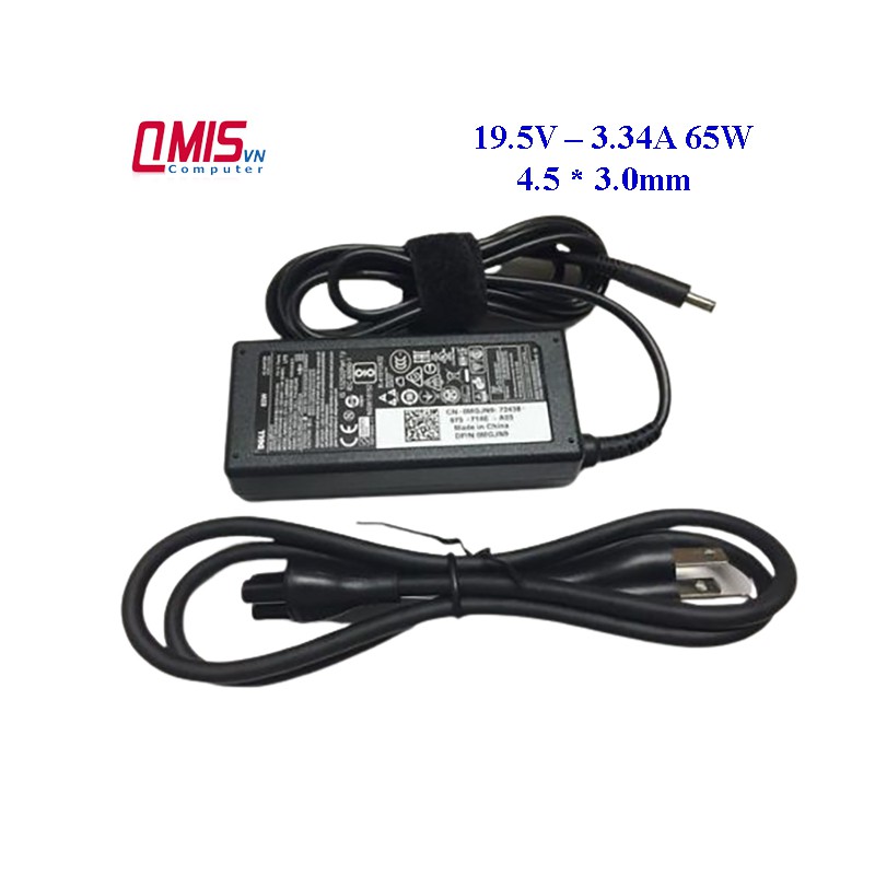 19.5V Sạc laptop Dell 19.5V-3.34A 19.5V-4.62A 19.5V-6.7A 19.5V-7.7A 19.5V-9.23A 19.5V-12.3A - Kim to - Kim nhỏ - Đầu đạn