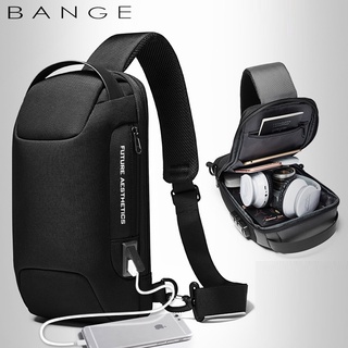Túi đeo chéo chống nước, khóa số chống trộm chính hãng BANGE BG-22085