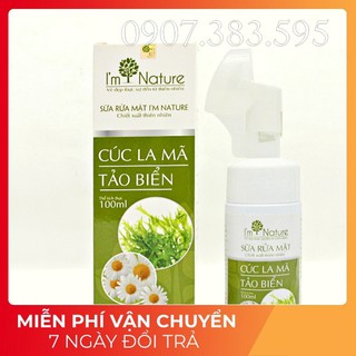 Sữa Rửa Mặt Đầu Cọ Silicon Cúc La Mã Tảo Biển 100ml