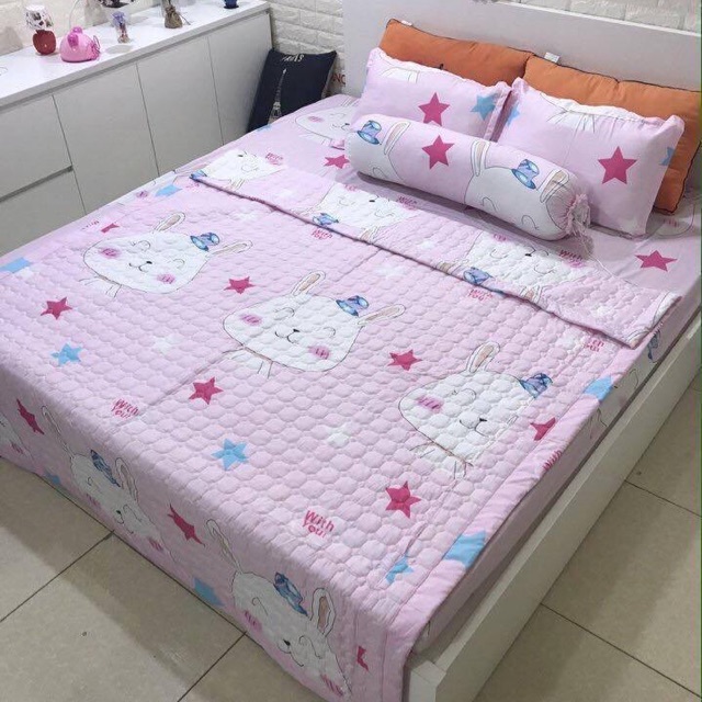 set chăn ga gối poly