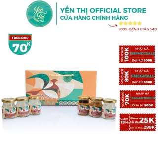 Yến Sào Nha Trang - Yến Thị - Combo Quà Tặng 6 Hũ